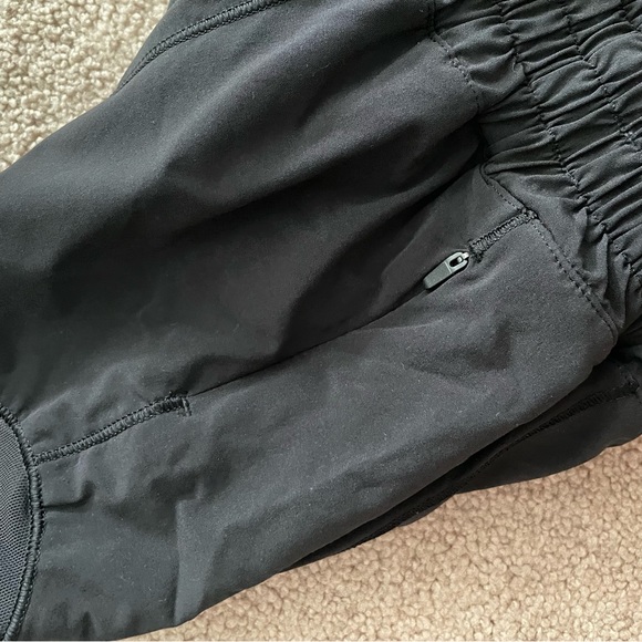 Lululemon black track that shorts 3” - Picture 3 of 4